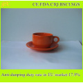 Fábrica de China Atacado Hot Sale cerâmica café xícara e Saucer